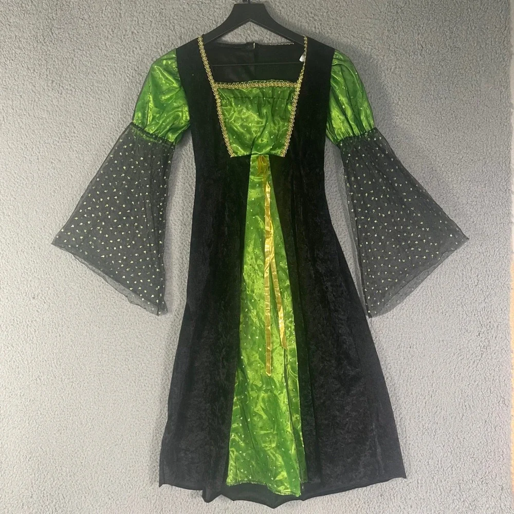 Hyde & Eek Medieval Witch Princess Costume Dress Large Renaissance Gown Target
